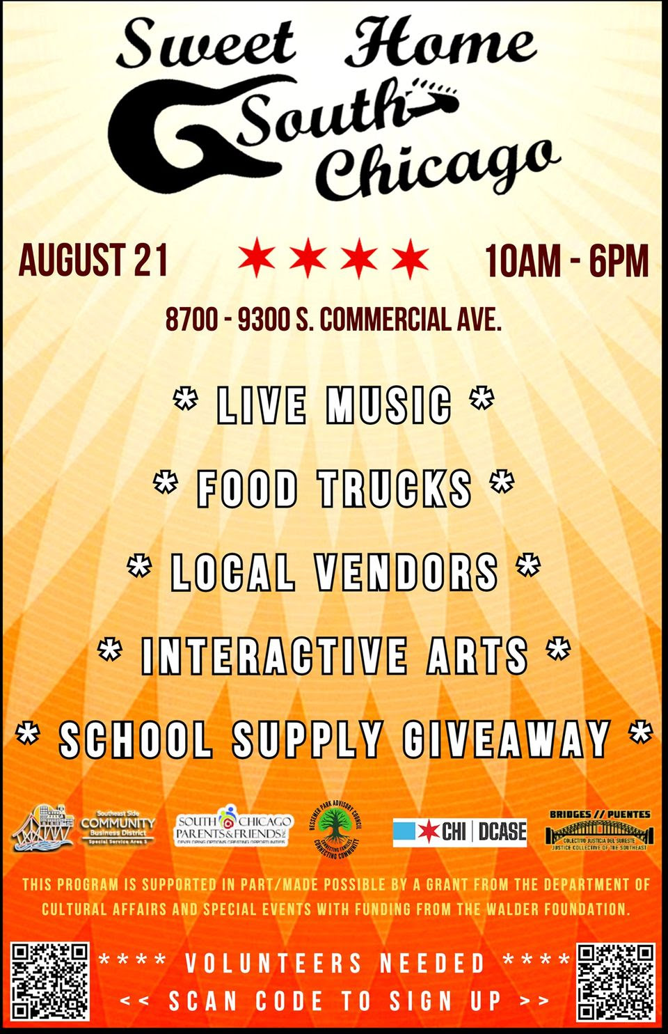 Sweet Home Chicago event 08-21-2021