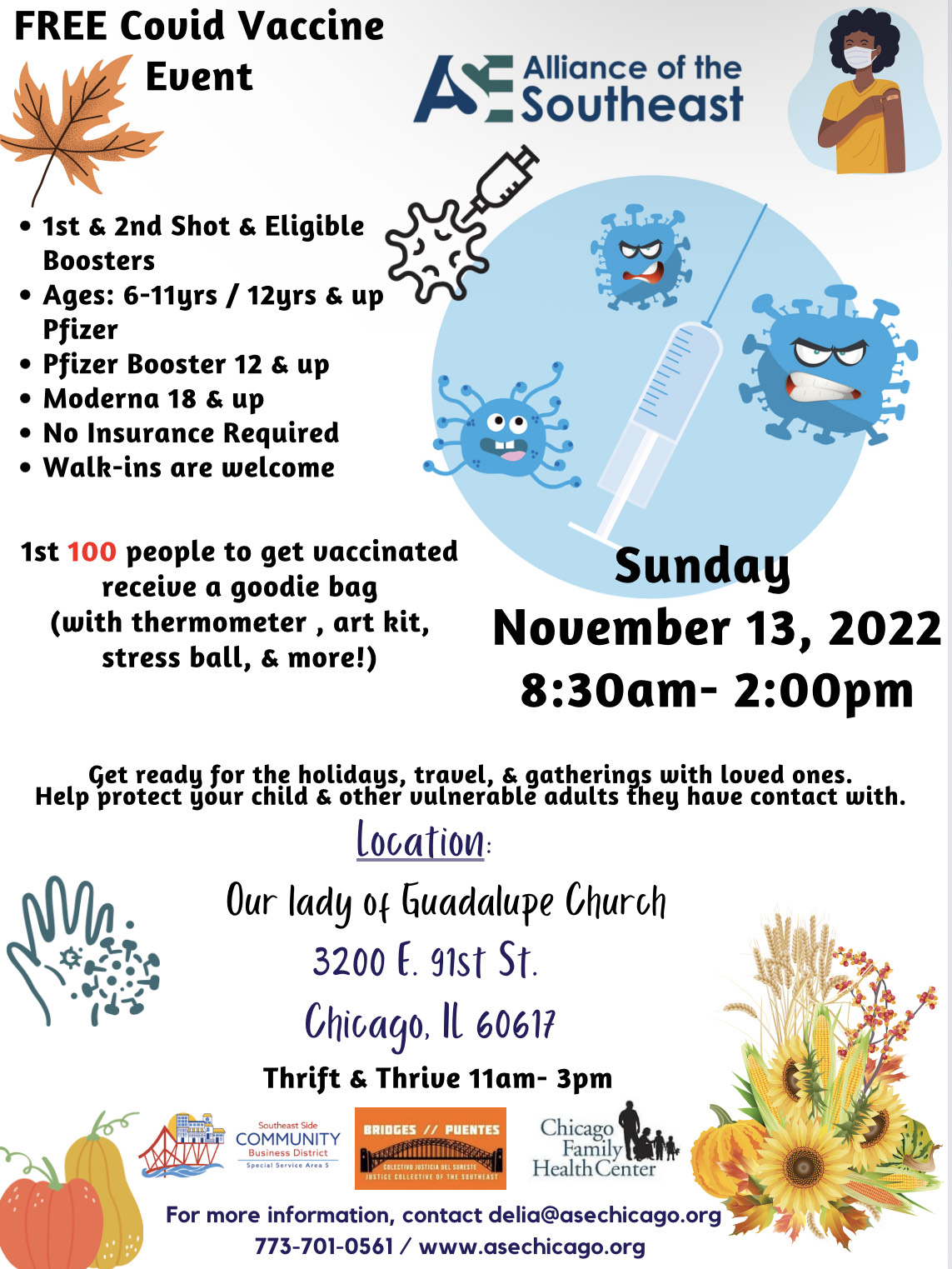 Vaccine event at OLG 11-13-2022